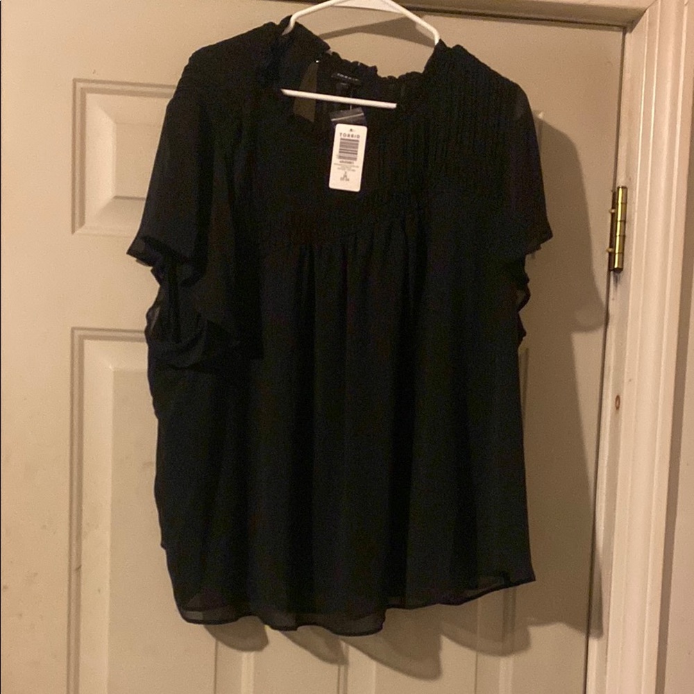 Elegant Black Women's Top